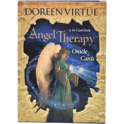 44pcs Tarot Cards Deck Game English Version Angel Therapy Oracle Tarot Playing Card Table Games Entertainment