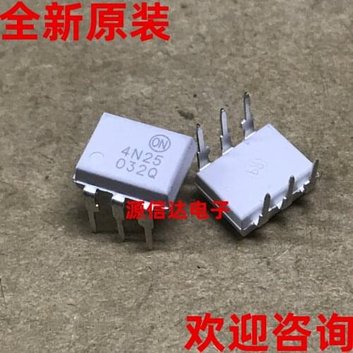 Brand new original 4N25 4N25M EL4N25 DIP-6 Transistor Output Drive Optocoupler imported from stock