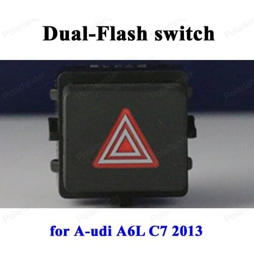 Warning Lamp Emergency Light Switch 4GD 941 509 Dual-Flash switch For A-udi A6L C7 2013