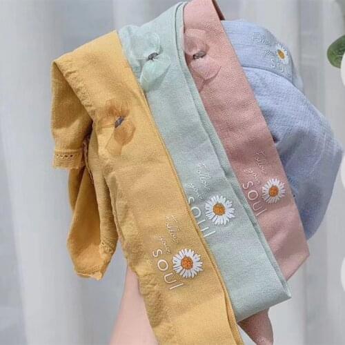 Seamless Women Underwear Lingerie Ladies Nylon Flower Underpants Mid-waist Girl Briefs Panties Female Solid Color Boxershorts