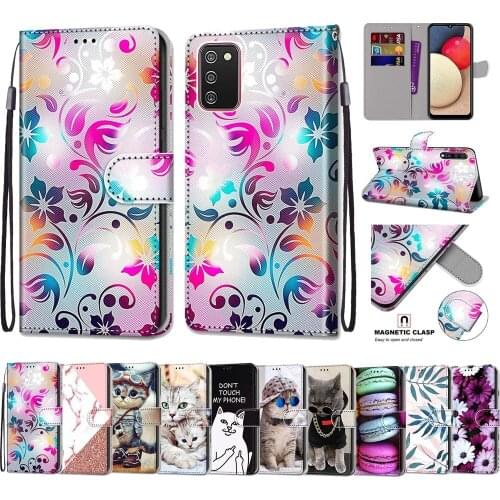 For Samsung Galaxy S21 Ultra S 21 plus Case Flip Leather Phone Case For Samsung Galaxy A02S A12 A32 A52 A72 Magnetic Wallet Bag