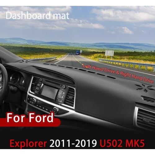 For Ford Explorer 2011-2019 U502 MK5 Escape Anti-Slip Mat Dashboard Cover Pad Dashmat Protect Carpet Lightproof mat Accessorie