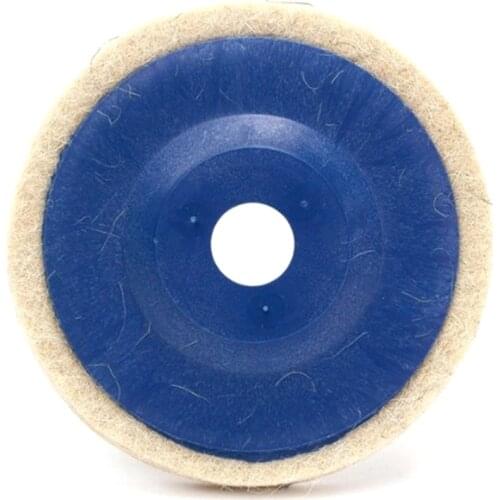 Hot sale 100mm wool polishing wheel buffing pads angle grinder wheel felt polishing disc Polisher