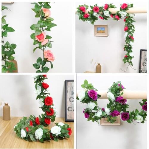 Simulation rose vine artificial flower artificial flower simulation plant vine rattan decoration wedding photography props