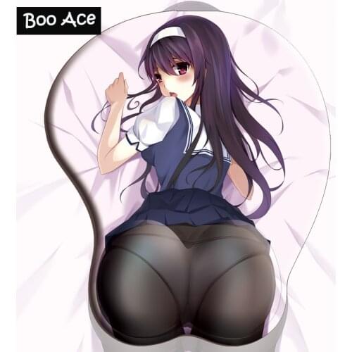 Saenai Heroine No Sodate-Kata - Kasumigaoka Utaha Anime 3D Bottom Mouse pads Wrist Rest