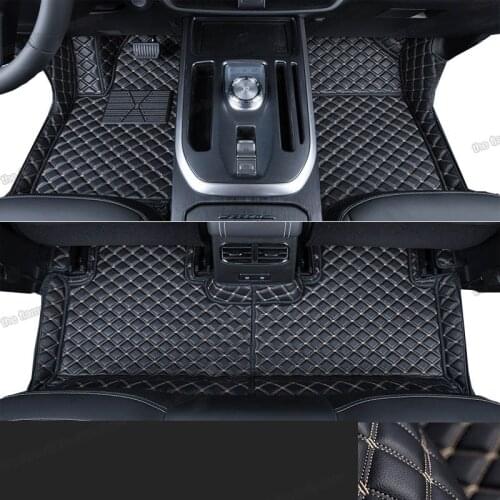 Leather car floor mats for haval jolion 2020 2021 2022 2023 interior accessories carpet auto styling cover non slip anti