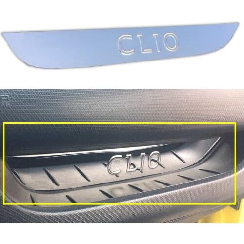 Roxform Chrome Console Lid Cover Exterior Accessories Tuning Style For Renault Clio 4 2012 2013 2014 2015 2016 2017 2018-2020