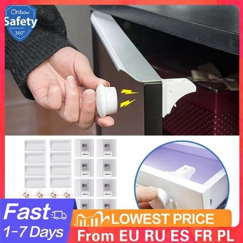 Magnetic Child Lock Baby Safety Cabinet Lock Children Protection Kids Drawer Locker Baby Security Cupboard Childproof Locks