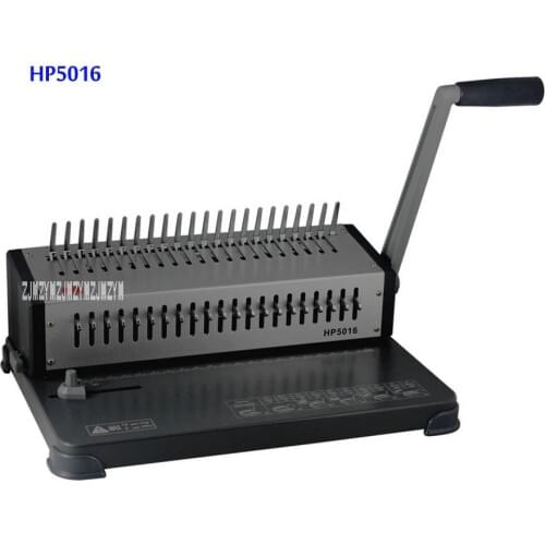 Comb binding machine plastic comb binder hp5016