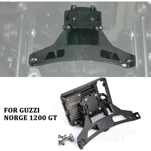 For GUZZI NORGE 1200 GT Motorcycle front windshield Phone Stand Holder Phone GPS Navigaton Plate Bracket smart phone support