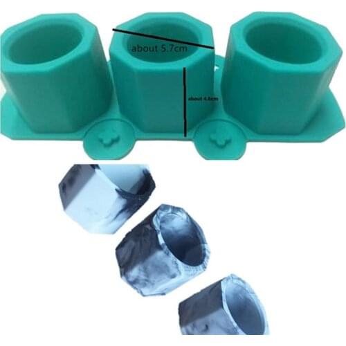 Silicone Cactus Flower Pot Mold Ceramic Clay Craft Casting Concrete Cup Mould Supplies CLH@8
