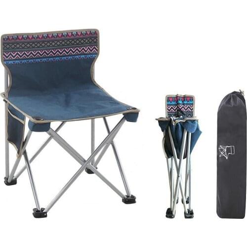 Outdoor Folding Chair, Portable Backrest, Reinforcement, Lightweight Camping Supplies, Beach Back Fishing Chair Camping Chair