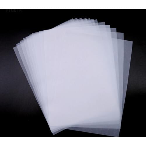 100sheets- 21*29.7cm A4 Translucent Tracing Paper Copy Transfer Printing Drawing Paper Thickness 73gsm