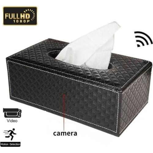1080P HD Wifi Micro Camera Motion Detection Wireless P2P Indoor IP Home Security Camera Tissue Box Network Camera Nanny Camera
