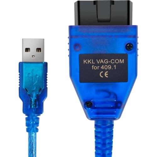 16Pin VAG409.1 Vag 409 USB Cable OBD2 Cable For Audi VW Volkswagen Skoda SEAT USB Vag-Com Interface Cable Car Diagnostic Tools