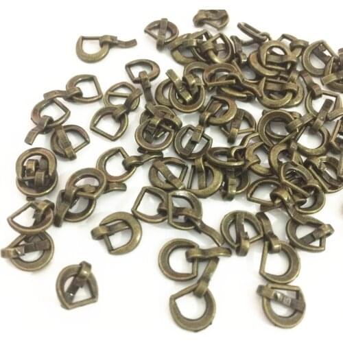 20pcs/50pcs Mini 4mm Doll D shaped Belt Buckle For Doll Clothes Shoes Making Accessories,3 Colors