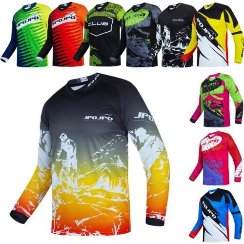 2021 Mountain Bike Motocross Cycling Jersey Offroad Long Sleeve Shirt Downhill Clothing Motorcycle Racing T Shirt