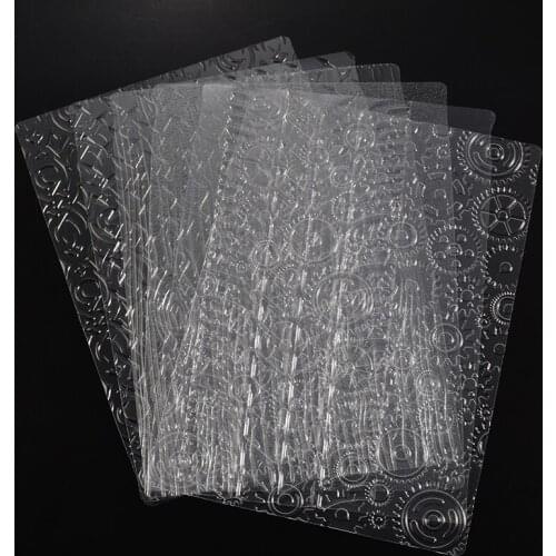 6Pcs Tyre Texture Sheet Set Mat Cake Border Decor Mold Sugar Fondant Stencil Molds DIY Cookie Baking Tools Dessert Decoration