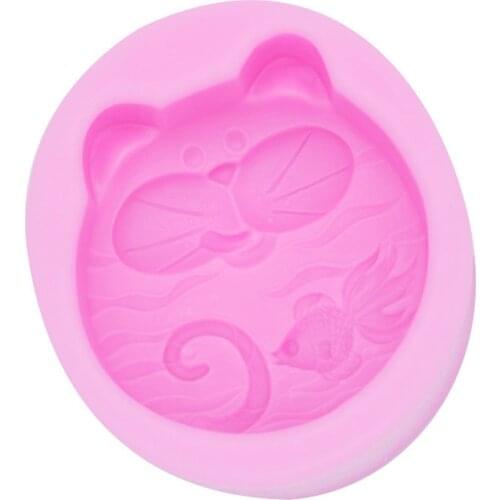 9*7.8*3.5CM DIY Sugar craft Cake Vintage Petal Cartoon owl cake Silicone Mold Fondant Mold Cake decorating Tools Gum paste Mold