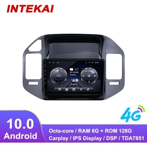 9" Android 10.0 Car Radio GPS Navigation autoradio multimedia player for Mitsubishi Pajero 3 V73 2004-2011