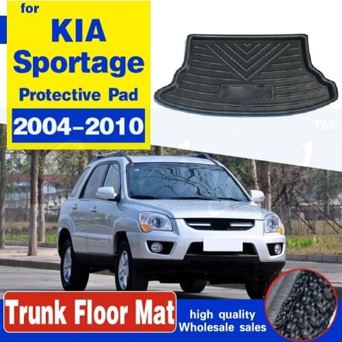 Car Rear Trunk Anti-mud Cover Carpet Floor Mat For KIA Sportage 2004 2005 2006 2007 2008 2009 2010