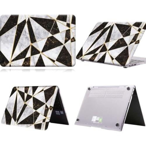 Grey Black Marble Anti-slip Laptop Case For MateBook 13/13 AMD Ryzen/14/D14/D15/X 2020/X Pro/Pro 16.1/Honor MagicBook 14/15