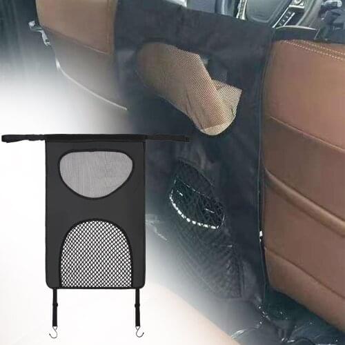 Black Car Pet Net Barrier Auto Lightweight Safety Mesh Black Backseat Barrier Universal For Car SUV Truck