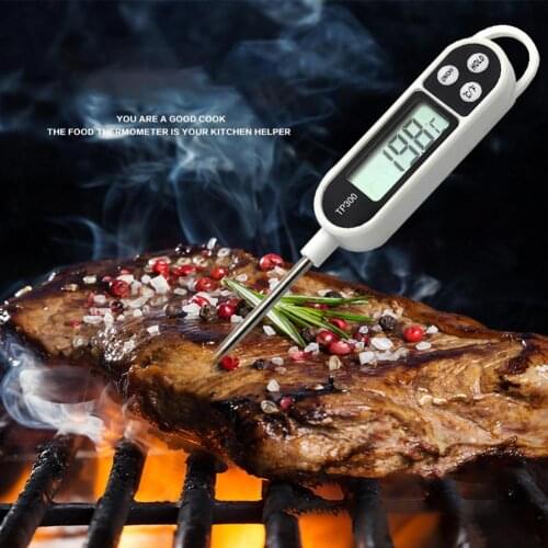 Digital Food Thermometer Stainless Steel Plugin Electronic Digital Thermometer Kitchen Oven BBQ Cooking Meat Milk Measure Probe