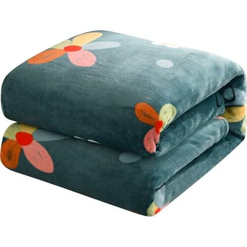 Color Soft Warm Coral Fleece Blanket Sheet Bedspread Sofa Light Thin Mechanical Wash Flannel Blankets SSXML