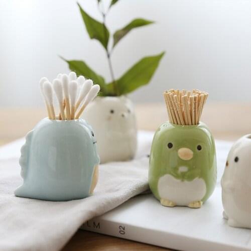 Ceramic Toothbrush Storage Holder Multifunctional Bath Shower Toothbrush Stand Shelf for Kids Bathroom Organizer Accessories