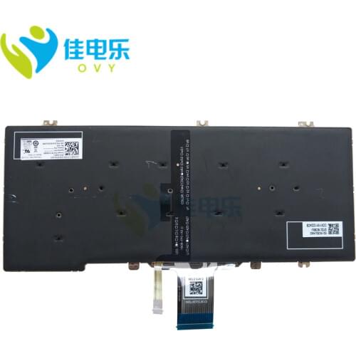 OVY US laptop keyboard for DELL for Latitude 5280 5290 7280 7290 7380 7390 with Backlit P/N:PK131S53B01 0346TJ