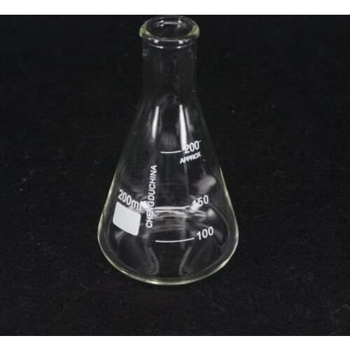 200ML Conical Erlenmeyer Flask Borosilicate Glass Lab Supplies