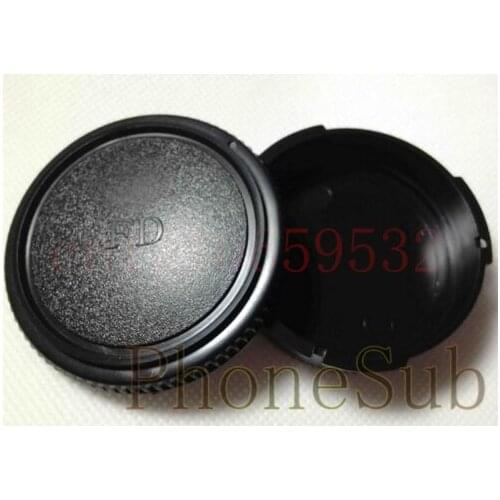 Camera Lens Body Cover + Rear Lens Cap Hood Protector for FD Camera Lens Protect Caps Holder Keeper