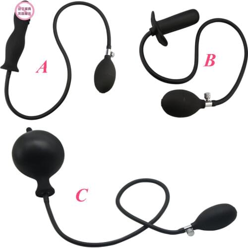 Adult products inflatable anal plug oversized anal inflatable ball unisex anal expansion anal sex toy