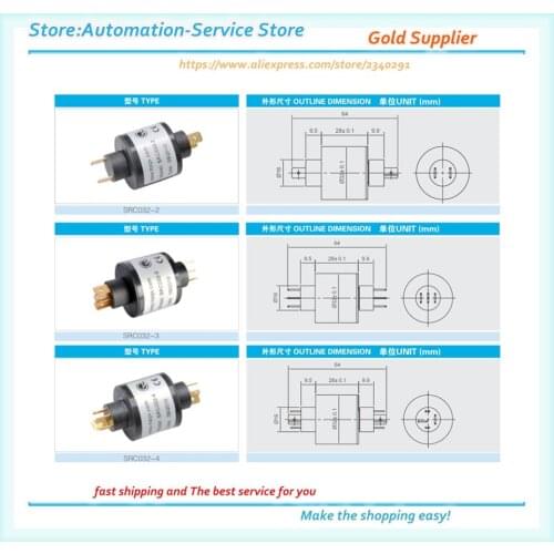 New SRC032-2 SRC032-3 SRC032-4 Electrical Sliding Ring