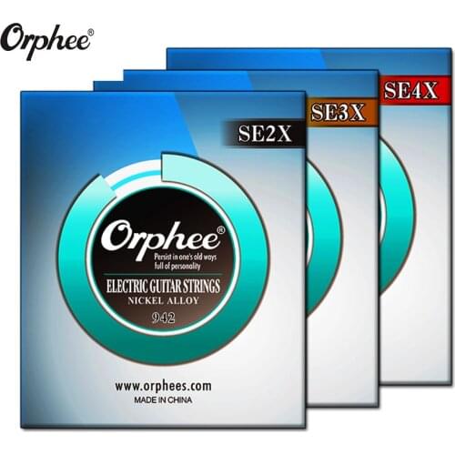 Orphee sional Guitar Strings SE Series Nickel Alloy Plated for Electric Guitar Strings Replacement guitar accessories 1SET/6PCS