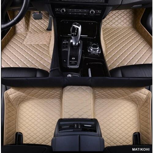 Custom car floor mats for Toyota Corolla Camry Rav4 Auris Prius Yalis Avensis Alphard 4Runner Hilux highlander sequoia foot mats