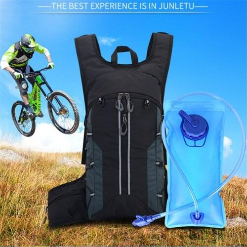 Portable Waterproof Breathable Sport Bags with Pouch Hydration Backpack Nylon Water Backpack for Running Cycling Hiking Climbing