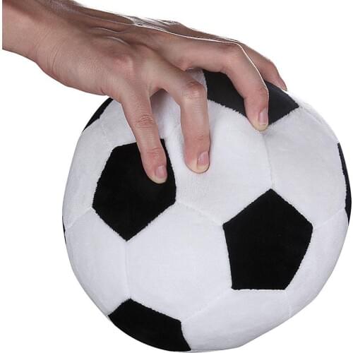 Realistic Soccor Football Plush Stuffed Soft Ball Kids Toy Home Sofa Decoration