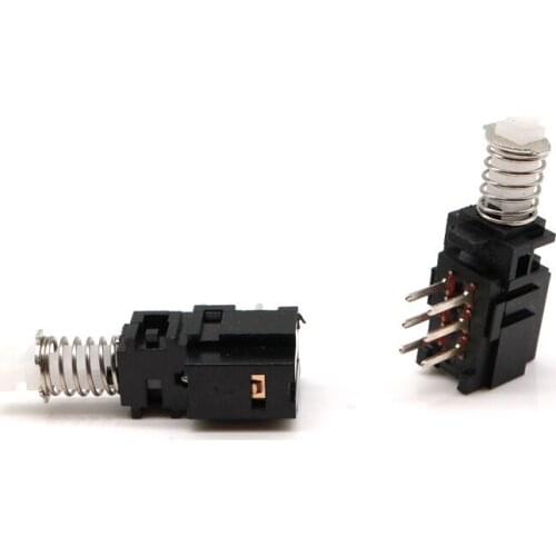 Self-locking No Lock 6 Pin PS-22E01 All Plastic Press Key Power Switch