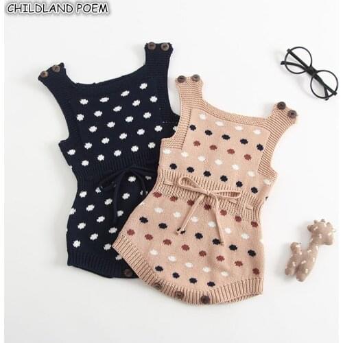 Knitted Baby Clothes Autumn Spring Knit Baby Rompers Woolen Newborn Infant Romper For Boys Girls Overalls Baby Clothes Jumpsuit