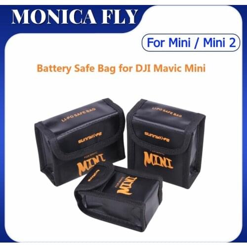 Explosion-proof Battery Safe Bag Protective Storage Bag Dron Battery for DJI Mavic Mini / Mini 2 Drone Battery Accessories