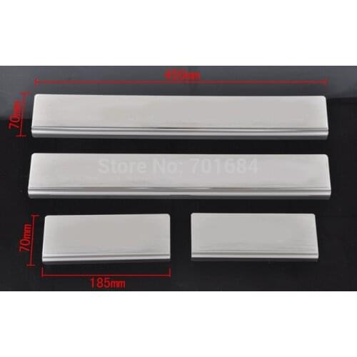 For Jeep Grand Cherokee Protector threshold 2011-2015 2012 2013 2014 Door Sill Guards Set 4 Pieces New [QPA153]