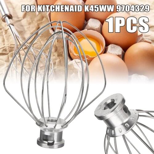 1PC Wire Whip Electric Mixer Attachment Stainless Steel Wire Whip Mixer Whipped Cream Dispenser Dessert Display