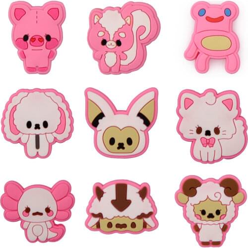 1PCS Shoe Charms PVC Shoe Accessories MVP JO Shoe Decorations Hot Cartoon Shoe Buckle Croc Charms Jibz Kids Gift