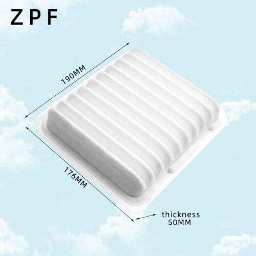 Free Shipment TA-3552 Factory Outlet 17801-14010 Durable White Non-Woven Auto Air Filter for TOYOTA Soluna Vios 190*175*52mm