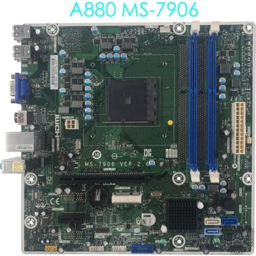 808920-002 For HP A880 MS-7906 Desktop Motherboard USB3.0 SATA3 808920-002 Mainboard 100%tested fully work