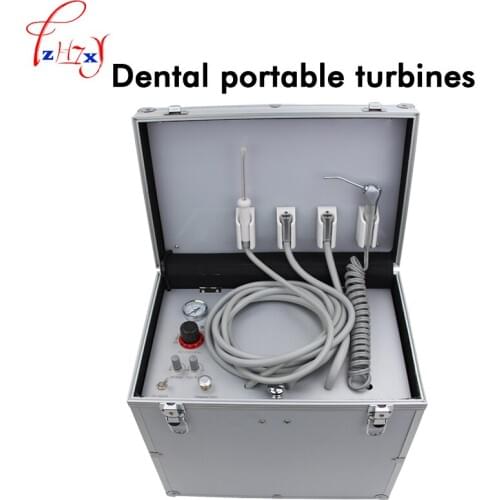 BD-402 Portable Turbines Built-in Air Compressor Dental Whitening Portable Dental Equipment 220V 1PC