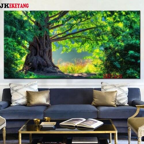 Large 5D Diy diamond painting Big tree Diamond Mosaic Rhinestone Embroidery cross stitch Y4279
