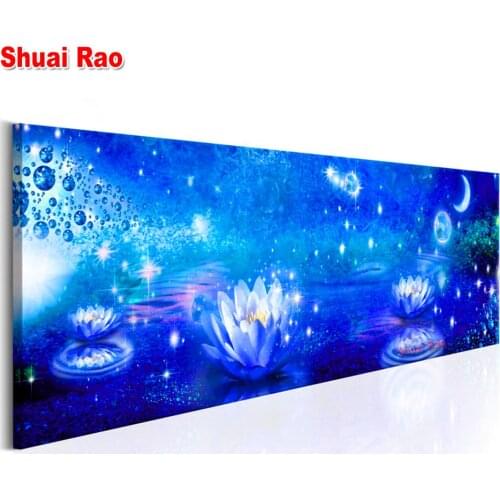 Large Round diamond painting Fantasy Fairytale Land Art full Square Round diamond embroidery rhinestone painting diamond mosaic